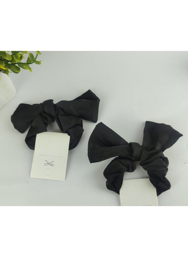 Set of 2 Soft Elastic Hair Ties – Elegant & Comfortable Design - Image 1